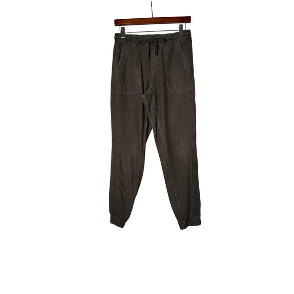 Athleta Farallon Joggers Pants 4 Army Green Womens Activewear Casual Athleisure - Picture 3 of 6